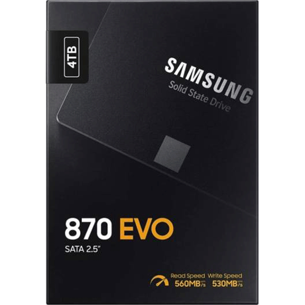 SSD 4TB SAMSUNG 870 EVO 2.5 | MZ-77E4T0BW