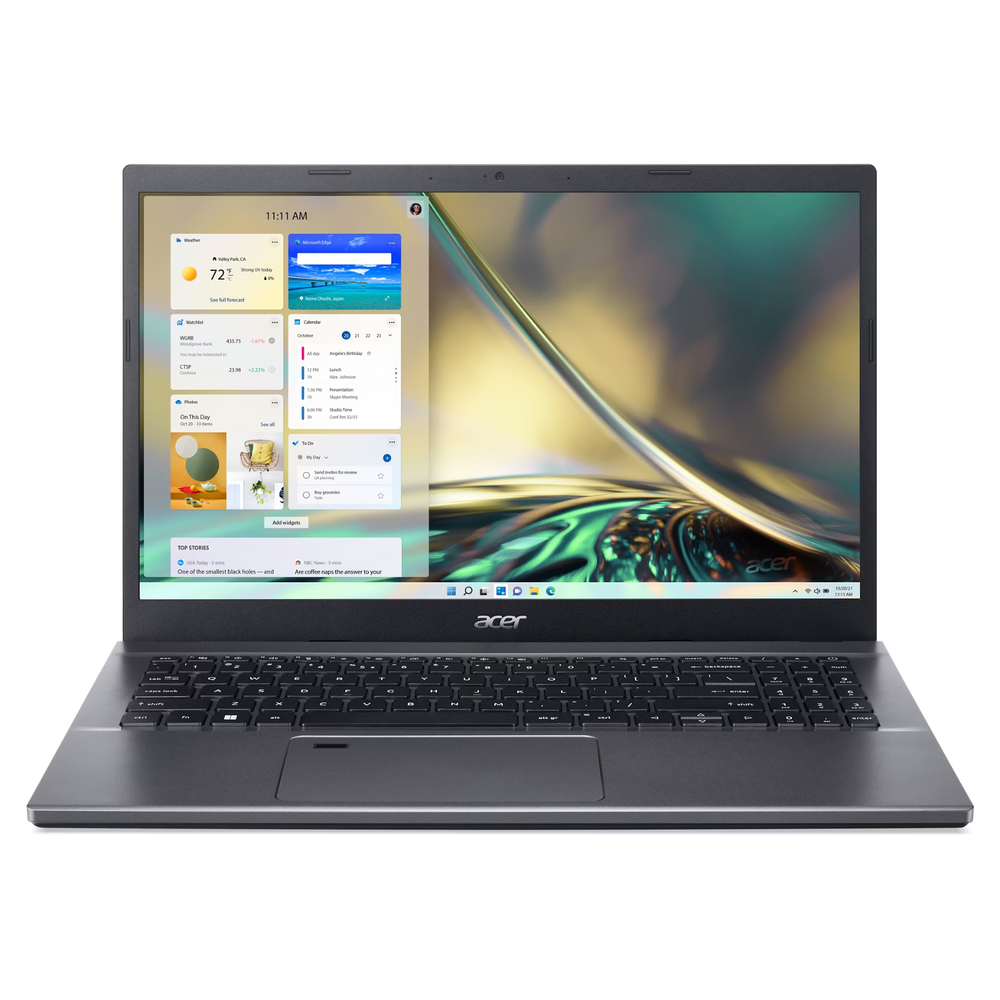 Acer Aspire 5 Intel A515-57G-52EV Laptop, Intel Core i5-1235U Processor, 8GB RAM, 512GB SSD, 4GB Nvidia RTX 2050 Graphics, 15.6" FHD Display, Windows 11 Home, Backlit English & Arabic Keyboard, 1 Year Warranty | NX.KNZEM.003