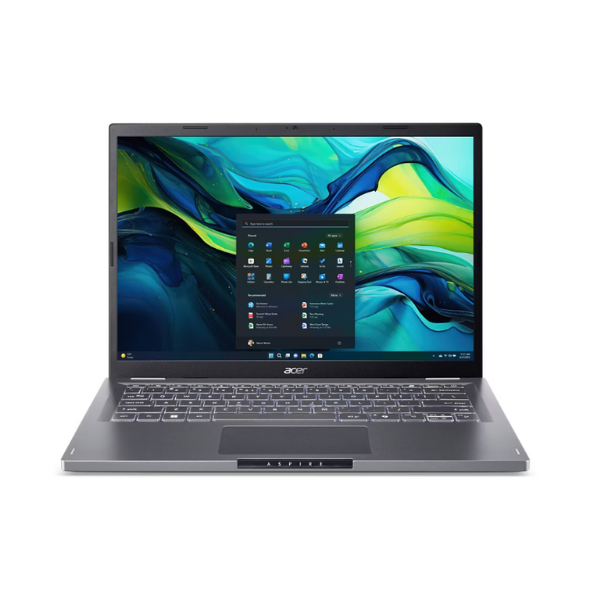 Acer Aspire A14 Laptop Intel Core 5-150U Processor, 8GB RAM, 512GB SSD, 14" WUXGA Display, Windows 11 Home, Iron, 1 Year Warranty | NX.KRWEM.001
