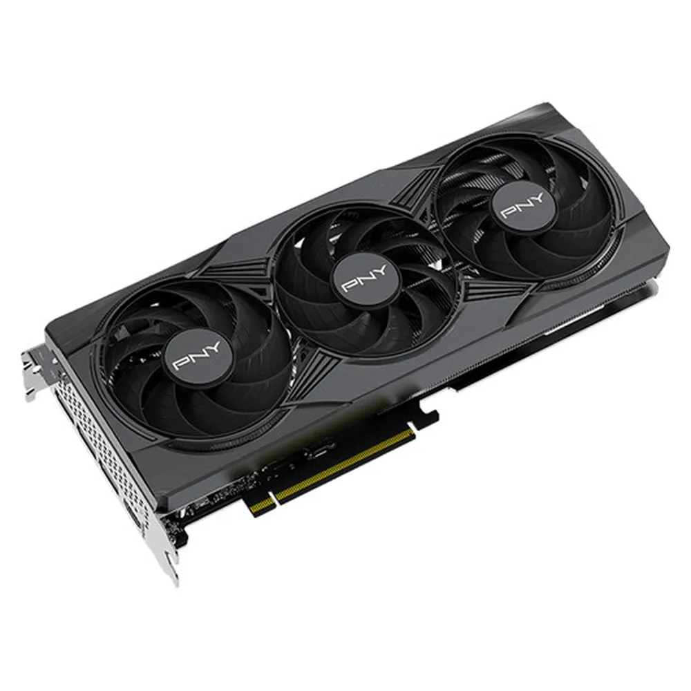 PNY GeForce RTX 5060 ARGB EPIC-X RGB OC Triple Fan Graphics Card, GDDR7 8GB 128-bit Memory, HDMI & DP Outputs, PCI Express 5.0, 2580 MHz Engine Clock, 28 Gbps​ Memory Clock, 1 Year Warranty | VCG50608TFXXPB1-O