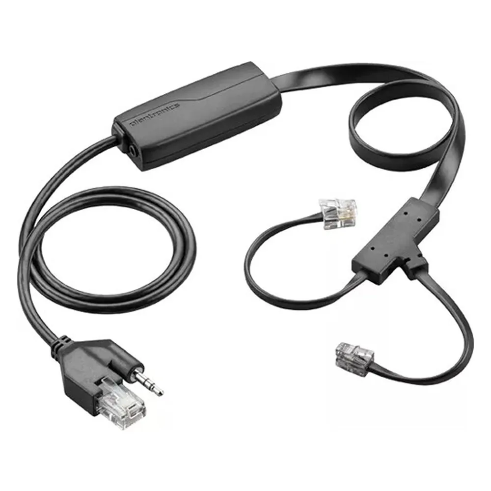 Poly APC-43 Electronic Hookswitch TAA Cable, Compatible with Cisco Phones, Eliminates Need for Handset Lifter, 1 Year Warranty | 85Q55AA