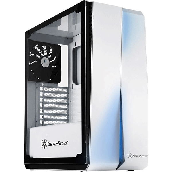 ATX CASE SILVERSTONE REDLINE WHITE WITH BLACK | RL07W-G