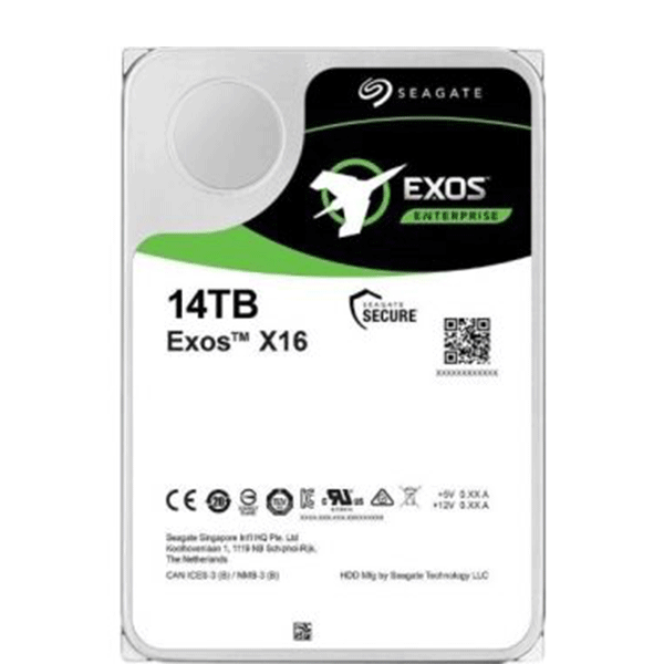 SEAGATE EXOS X16 512E 14TB 3.5" HDD (7200 Rpm) INTERNAL | ST14000NM001G