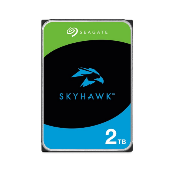 Seagate SkyHawk AI Surveillance 3.5" SATA HDD, 2TB, 5400 RPM, 180 MB/s Data Transfer Speed, 256MB Cache, 1 Year Warranty | ST2000VX015