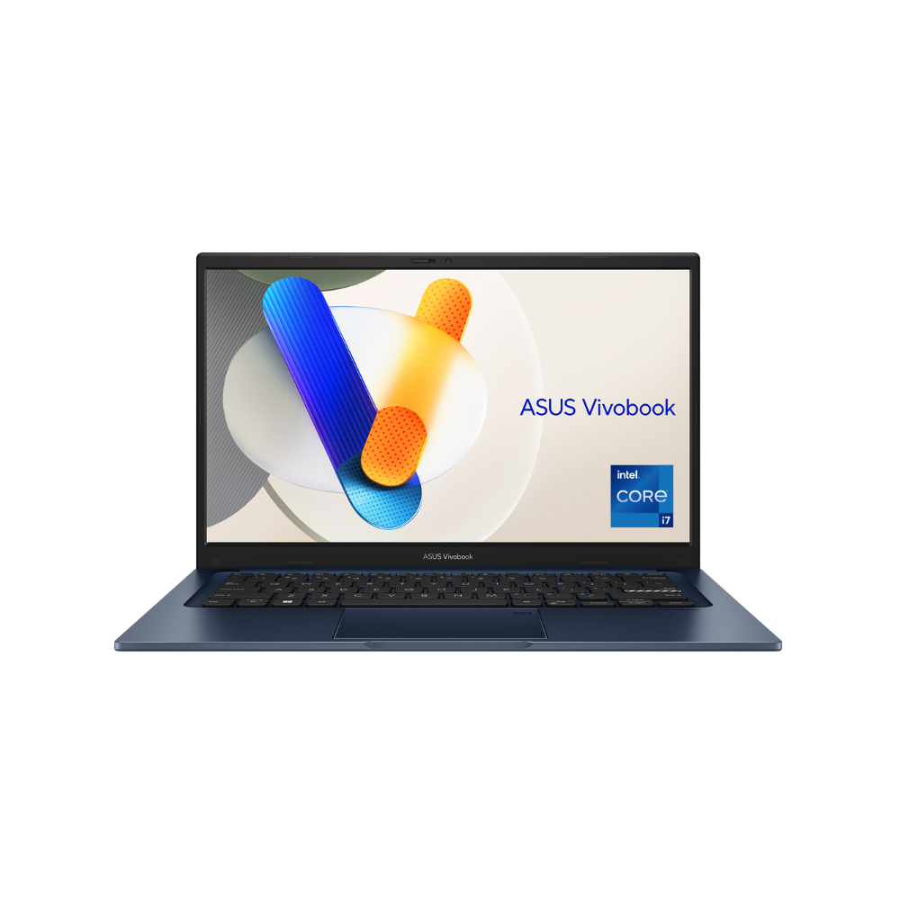ASUS Vivobook 14 Intel Core i7 1355U Processor, 16GB RAM, 1TB SSD, 14" FHD Display, Windows 11 Home, English & Arabic Keyboard, Quiet Blue, 1 Year Warranty | X1404VA-EB711W