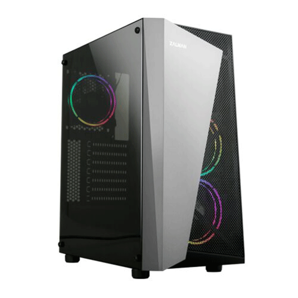 ATX CASE ZALMAN S4 PLUS MID TOWER GAMING-BLACK | ZM-S4-PLUS