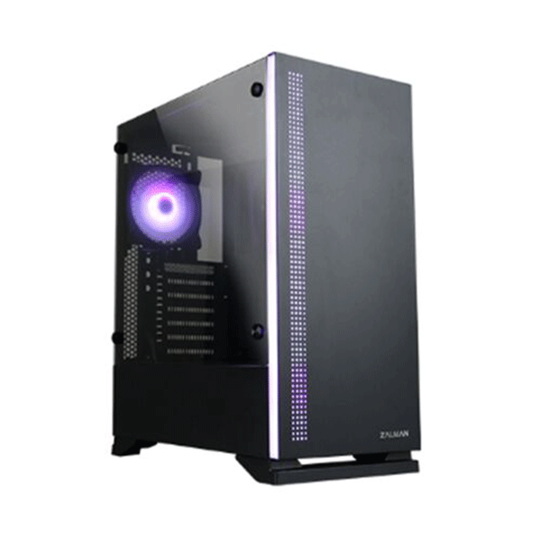 ATX CASE ZALMAN S5 MID TOWER GAMING-BLACK