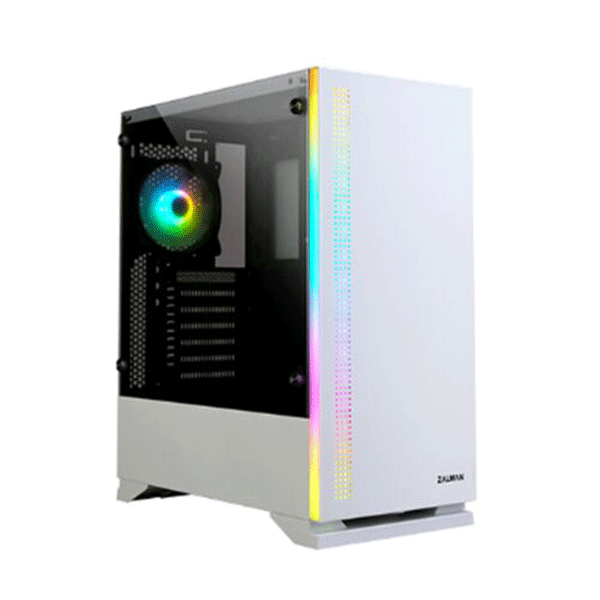 ATX CASE ZALMAN S5 MID TOWER GAMING-WHITE | ZM-S5-WHITE