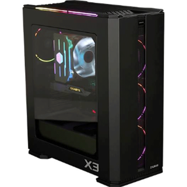 ATX CASE ZALMAN X3 MID TOWER GAMING-BLACK | ZM-X3-BLACK