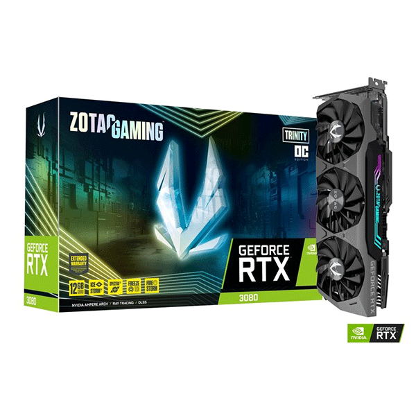 VGA ZOTAC RTX 3080 12GB Trinity OC LHR | ZT-A30820J-10PLHR