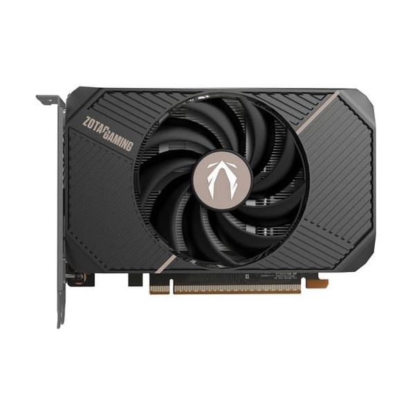 Zotac Gaming GeForce RTX 5060 SOLO Edition Graphics Card, GDDR7 8GB 128-bit Memory, HDMI 2.1b & DP 2.1b Outputs, PCI Express 5.0, 2497 MHz Boost Clock, 28 Gbps​ Memory Clock, 1 Year Warranty | ZT-B50600G-10L